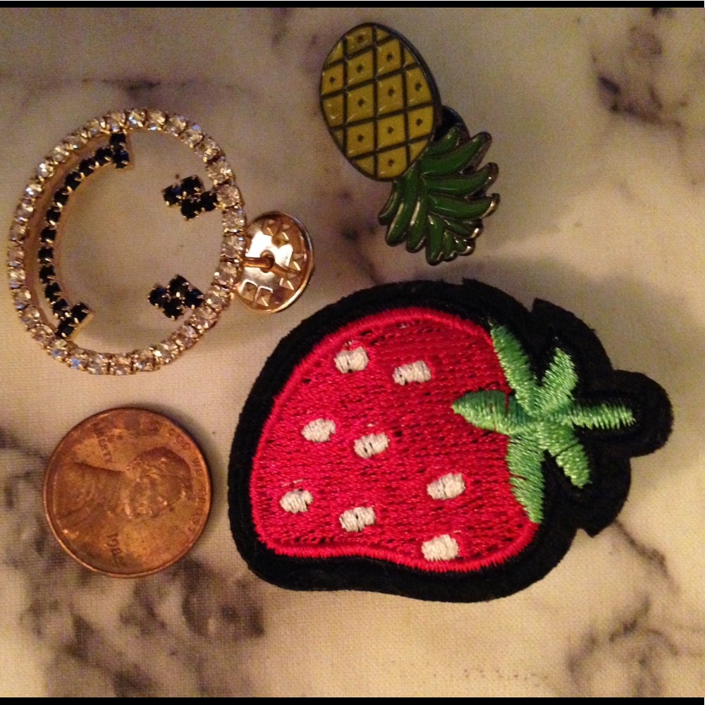 Enamel, Rhinestone, & Patch PINS - Picture 2 of 5