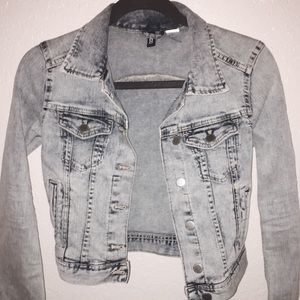 H&M Acid Wash Denim Jacket