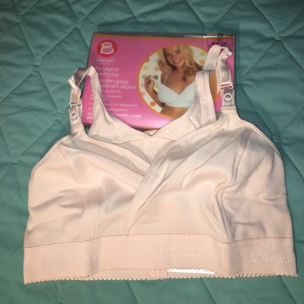 NIB "Plus Style" -Bravado Orig Nursing Bra - Blush