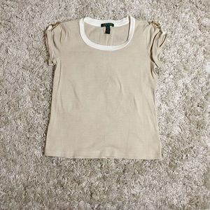 Ralph Lauren Short Sleeve with Buckles on sleeves