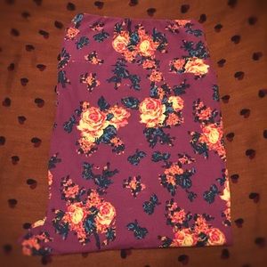 Lularoe TC Rose Leggings