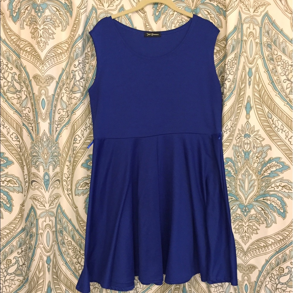 Blue Skater Dress