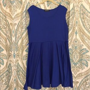 Blue Skater Dress