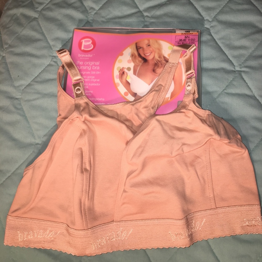 NIB "PLUS style" Bravado Nursing bra -Butterscotch