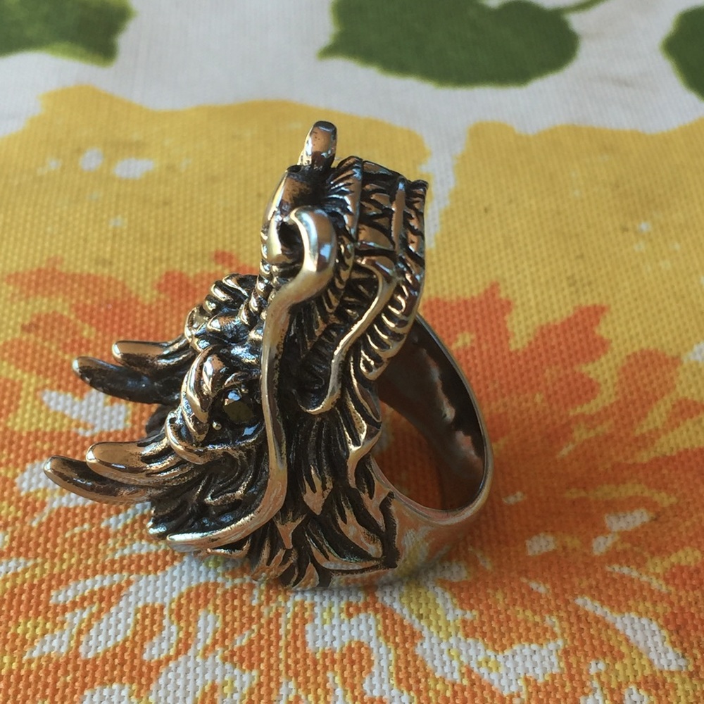 Chinese Dragon Stainless Steel Ring
