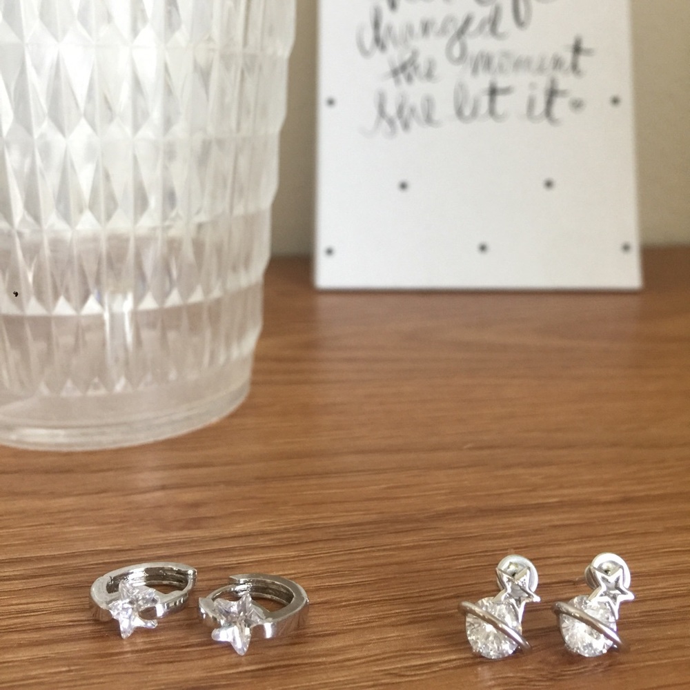 Planet Star earrings