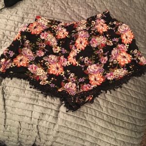Floral shorts