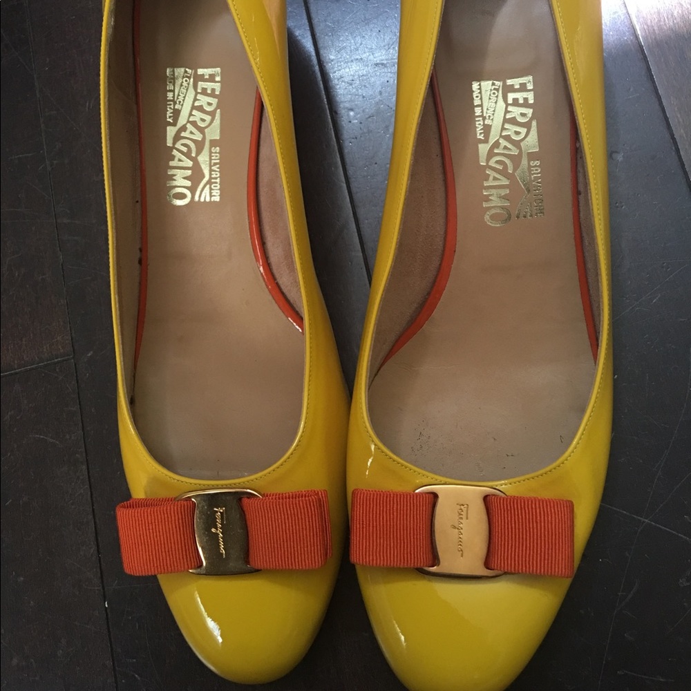 Salvatore Ferragamo Bow Flats