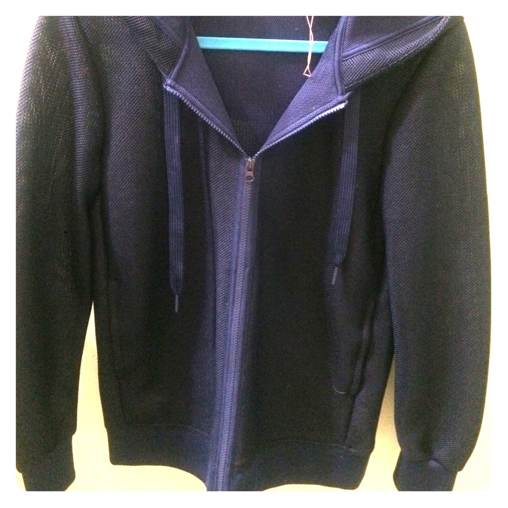 Adidas by Stella McCartney Navy Blue Mesh Jacket