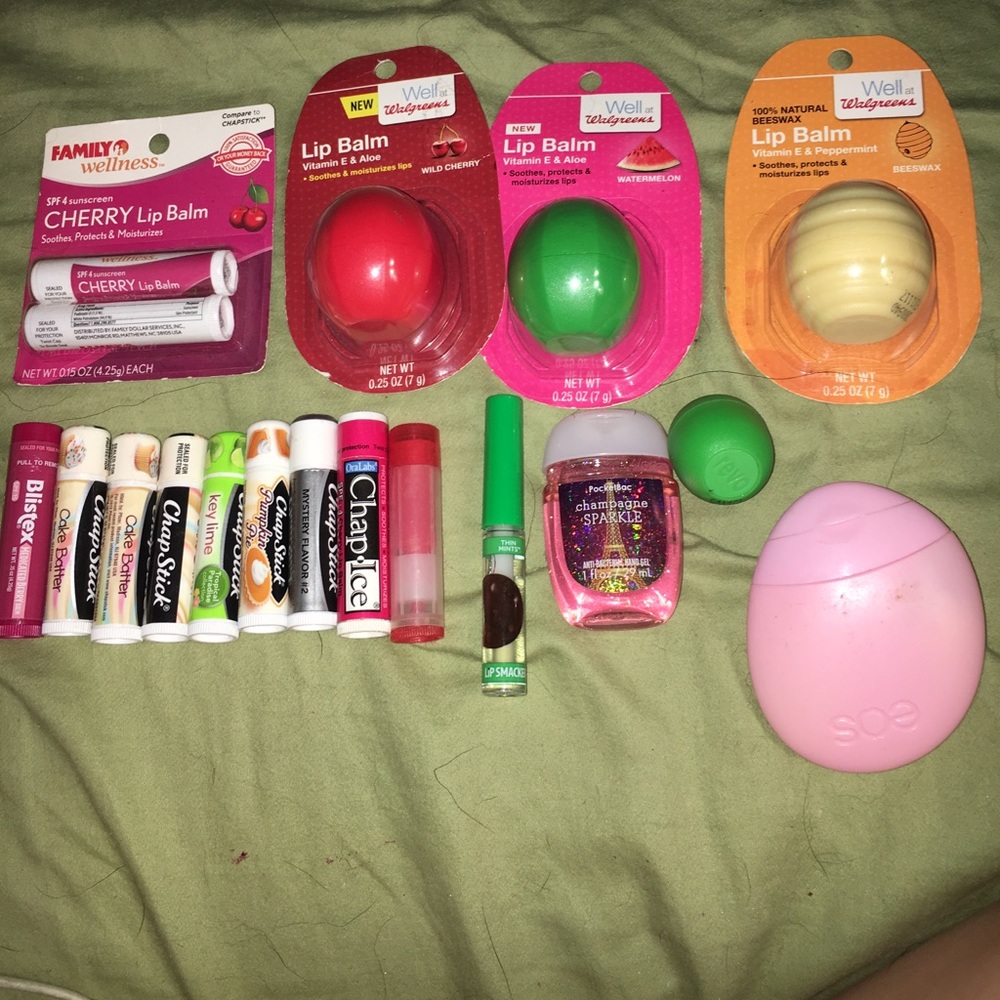 REVOS, EOS, CHAPSTICKS, LIPSMACKERS, POCKETBACKS!