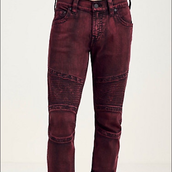 True Religion Moto biker Jeans - Picture 2 of 3