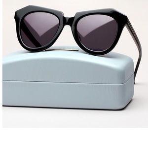 KAREN WALKER ONE WORSHIP OVERSIZE SUNGLASSES