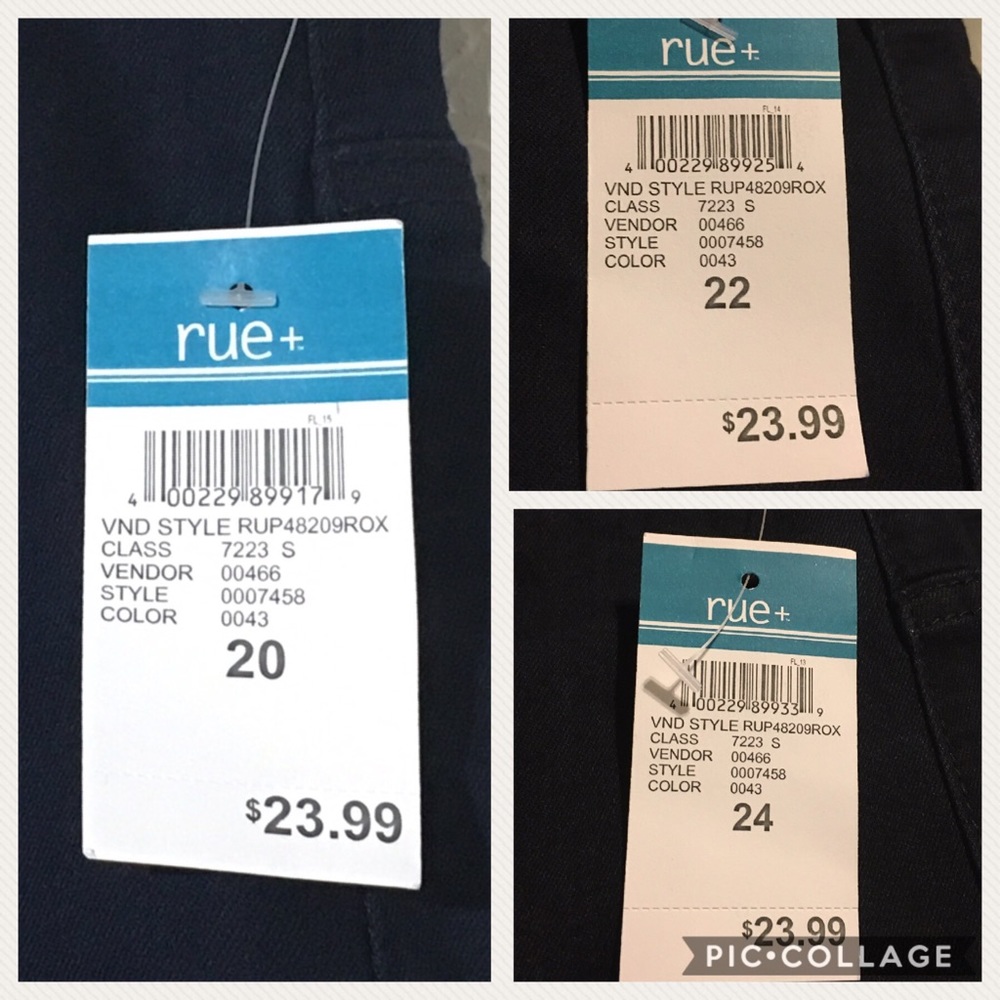 *NWT Navy Blue High Waist Sailor Midi Shorts Rue21 - Picture 8 of 8