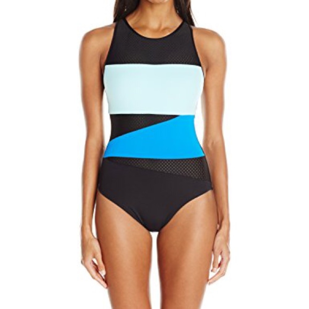 La Blanca Technicolor One Piece Swimsuit NWT