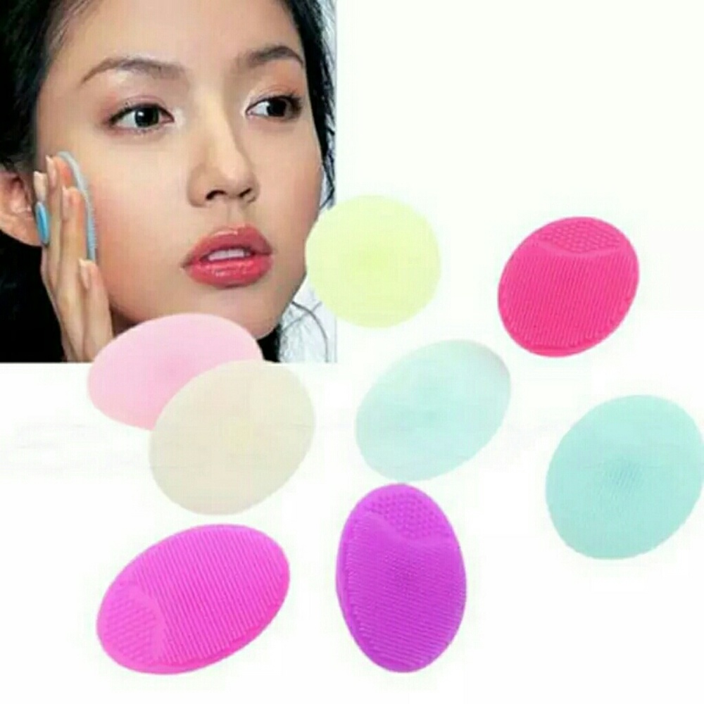 5 Soft Silicone Wash Face Cleaning Pad