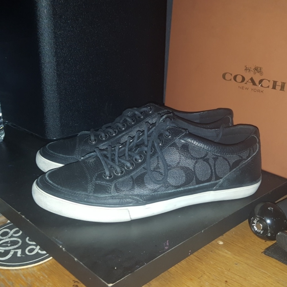 Mens Coach Monogram Sneakers