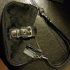 Black coach purse