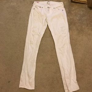 White True Religion Jeans