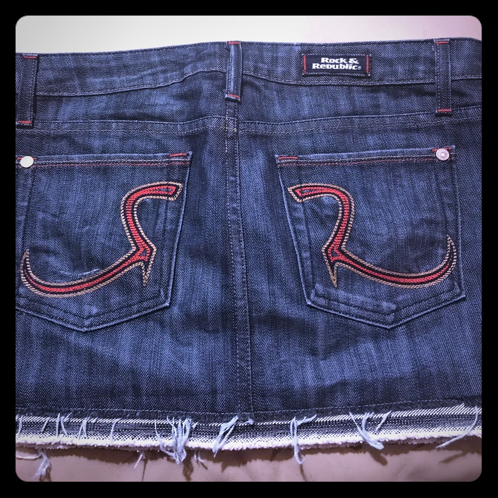 Rock & Republic Jean Skirt