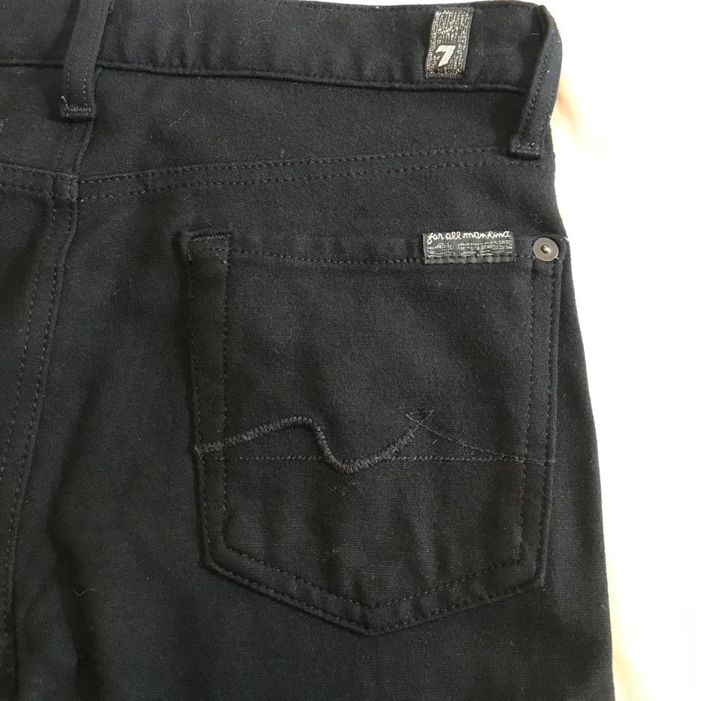 7 For All Mankind Black Leggings