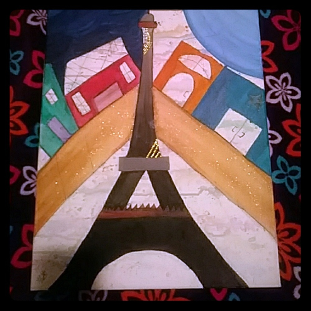 Eiffel Tower painting I did myself