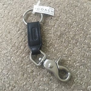 NWT Men's Coach Trigger Snap Key Chain