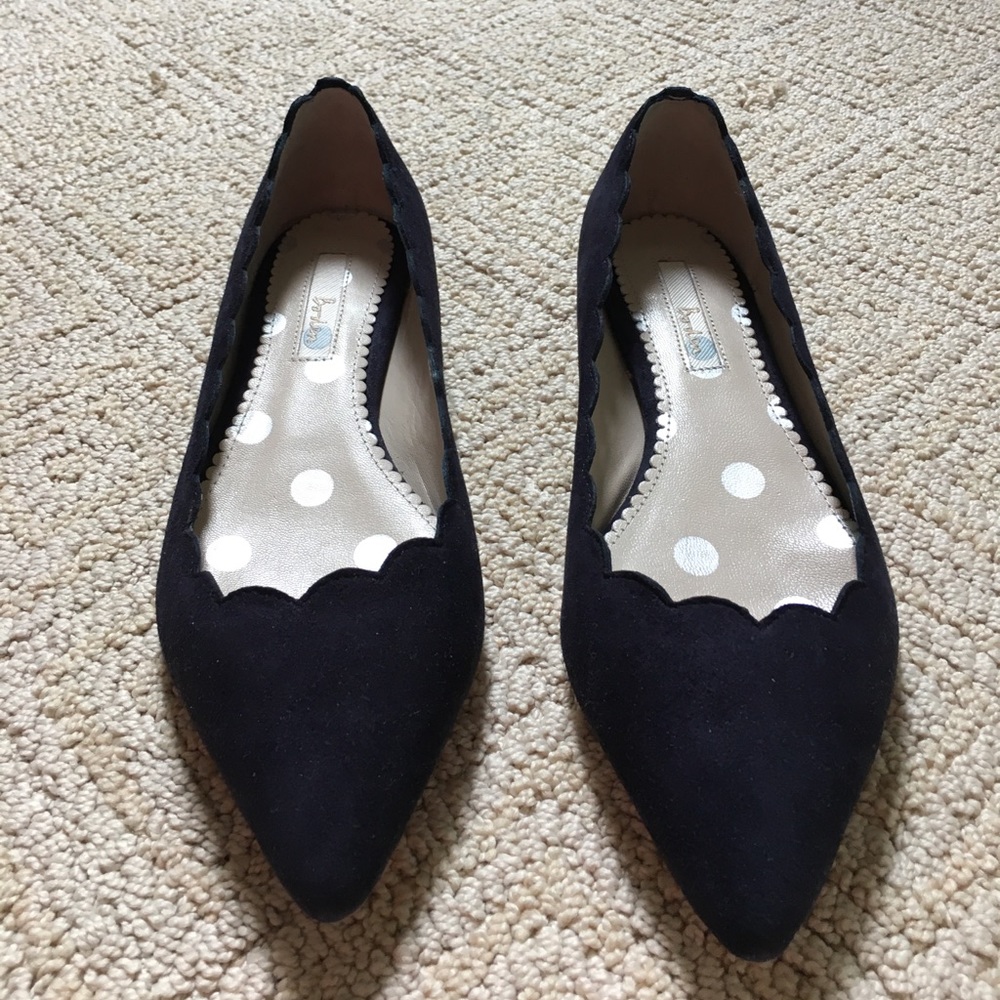 Size 38 Boyden navy blue flats