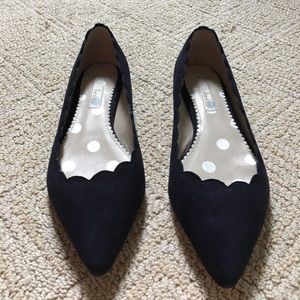 Size 38 Boyden navy blue flats
