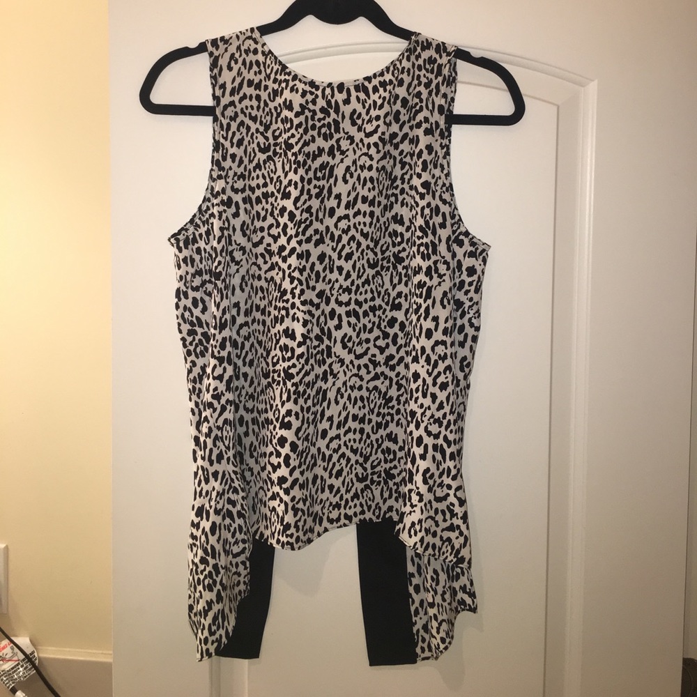 Parker Leopard silk blouse