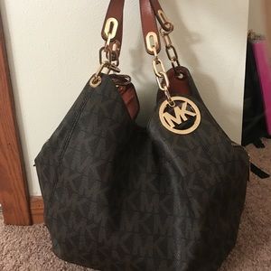 Brown Michael Kors purse