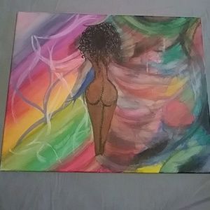 A painting called Getting Life Together I created