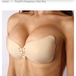 Strapless lifter bra