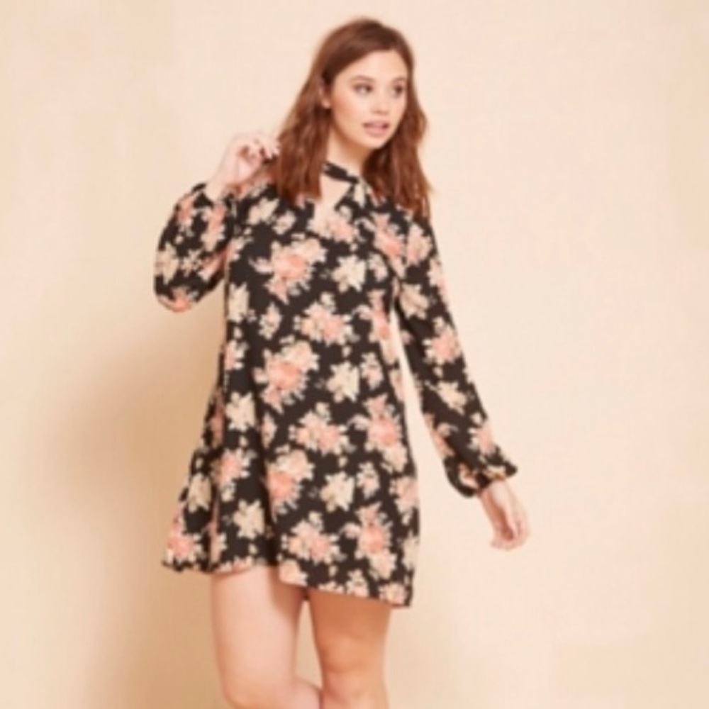 Lovesick Plus Floral Dress