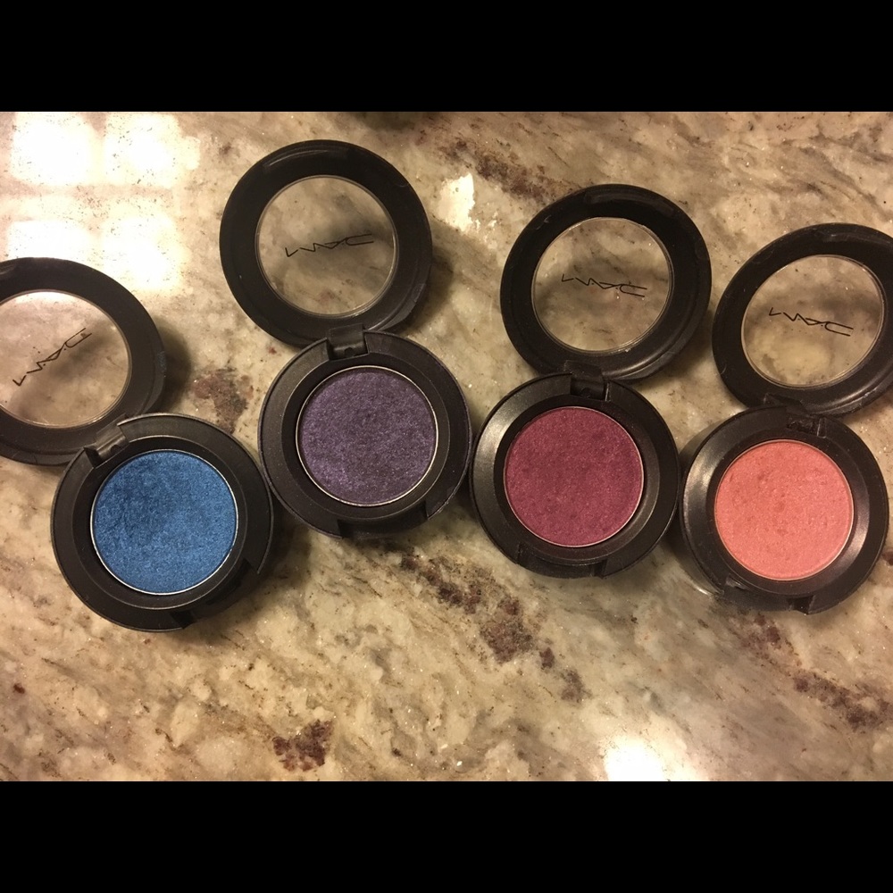 MAC eyeshadow in multiple colors