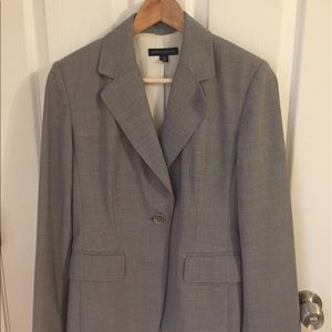 Gray Banana Republic Blazer