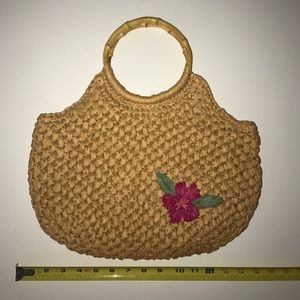 NWOT Delia's Vintage Style Straw Purse