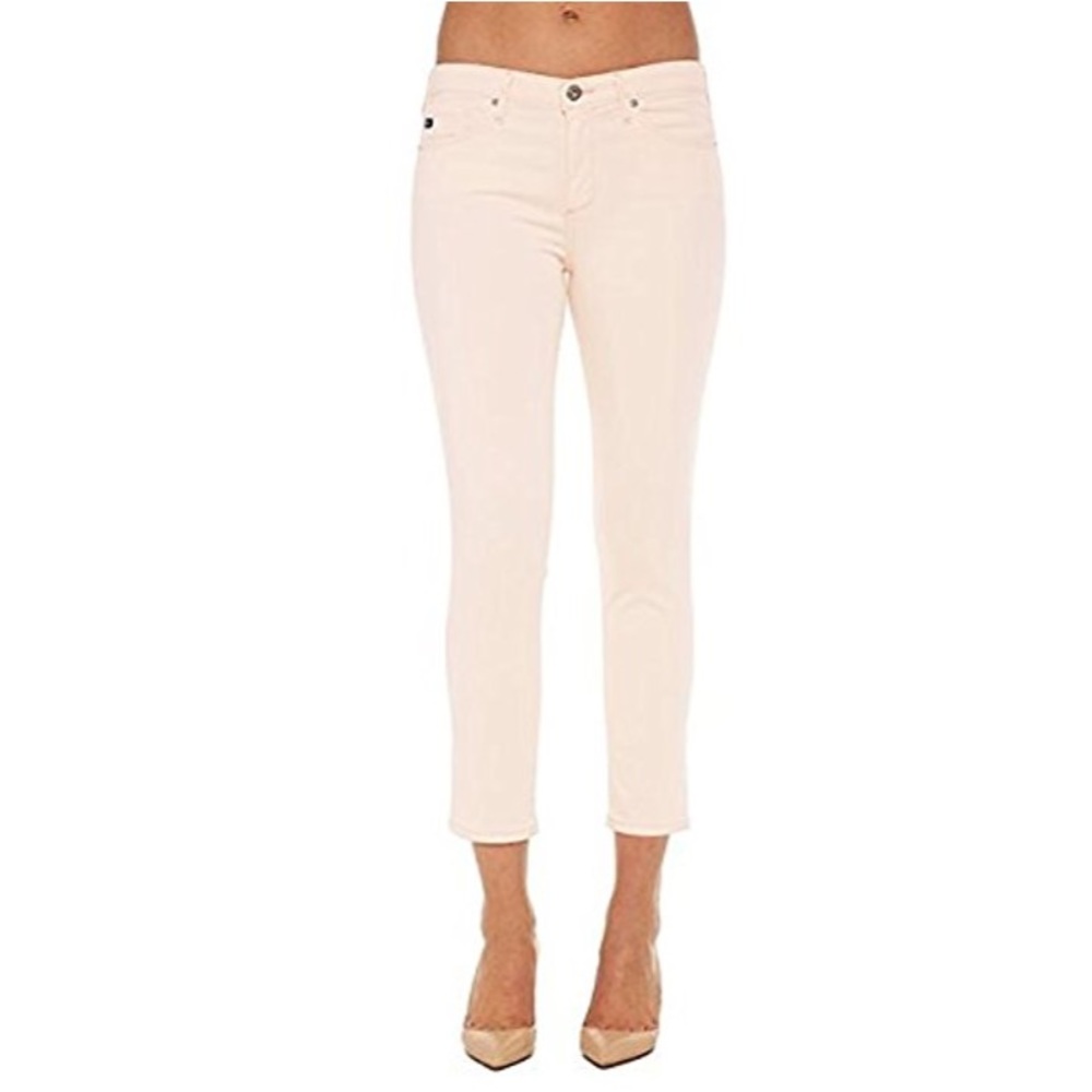AG Prima Crop In Pink Porcelain