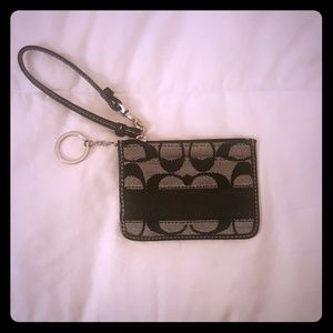 Small Coach Wristlet