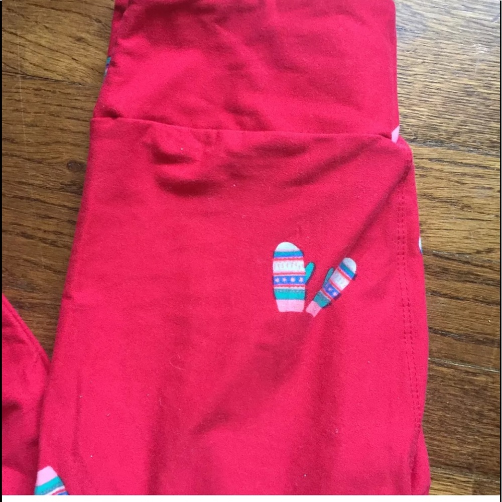 Lularoe OS mitten leggings