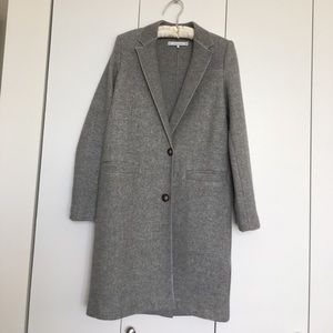 Zara wool blend gray coat