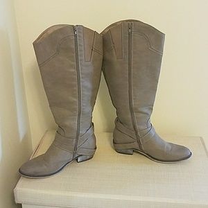 Lane Bryant Tan Cowgirl Boots 10W