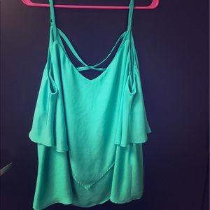 Torrid Sleeveless Flowy Tank Blouse