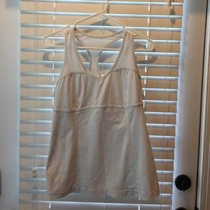 White lululemon tank