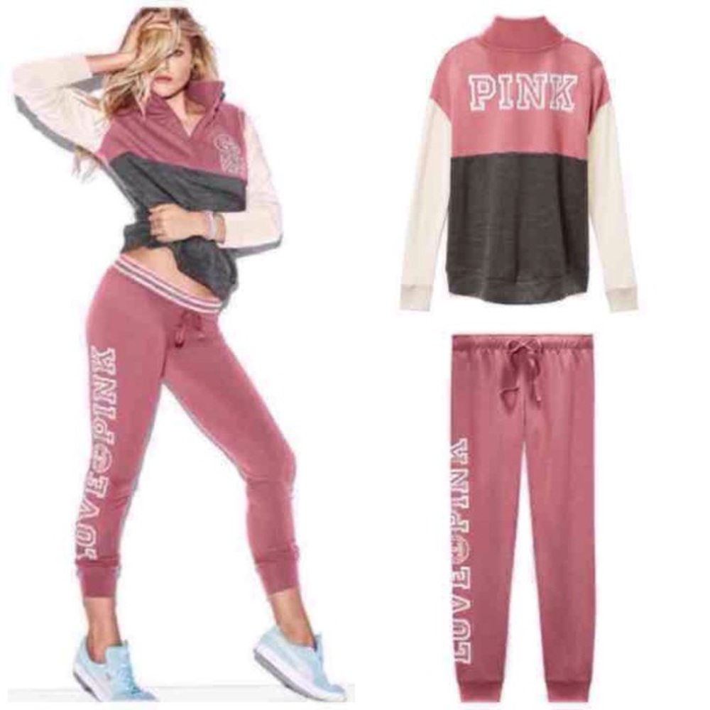 VS Pink sweat outfit
