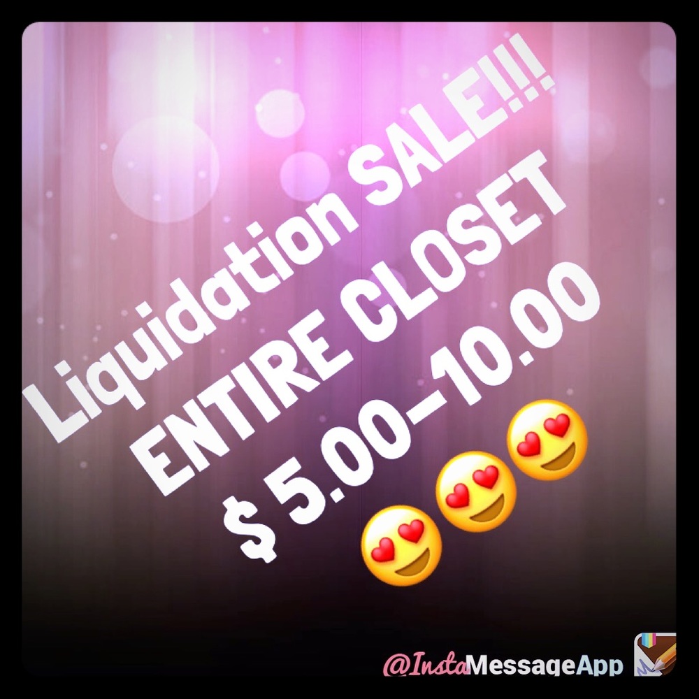 👠👚👗👜 CLOSET CLEAN OUT! SOLD OR DONATED!