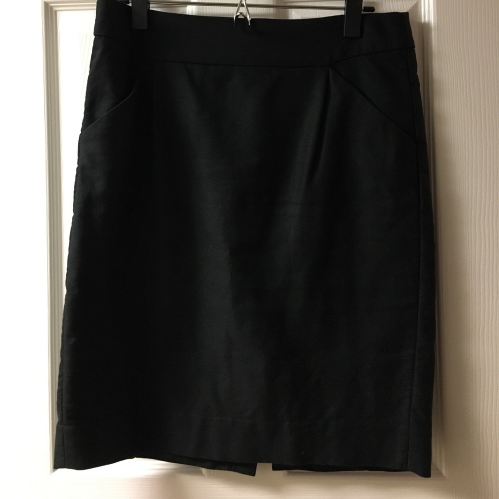 Jcrew Black Pencil Skirt