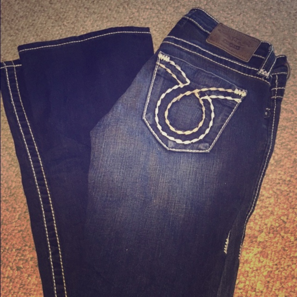 Big Star Liv Lowrise Bootcut Jeans extralong