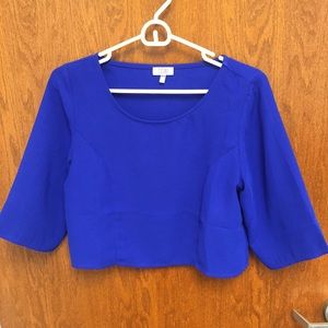 Electric blue crop top (Tobi)
