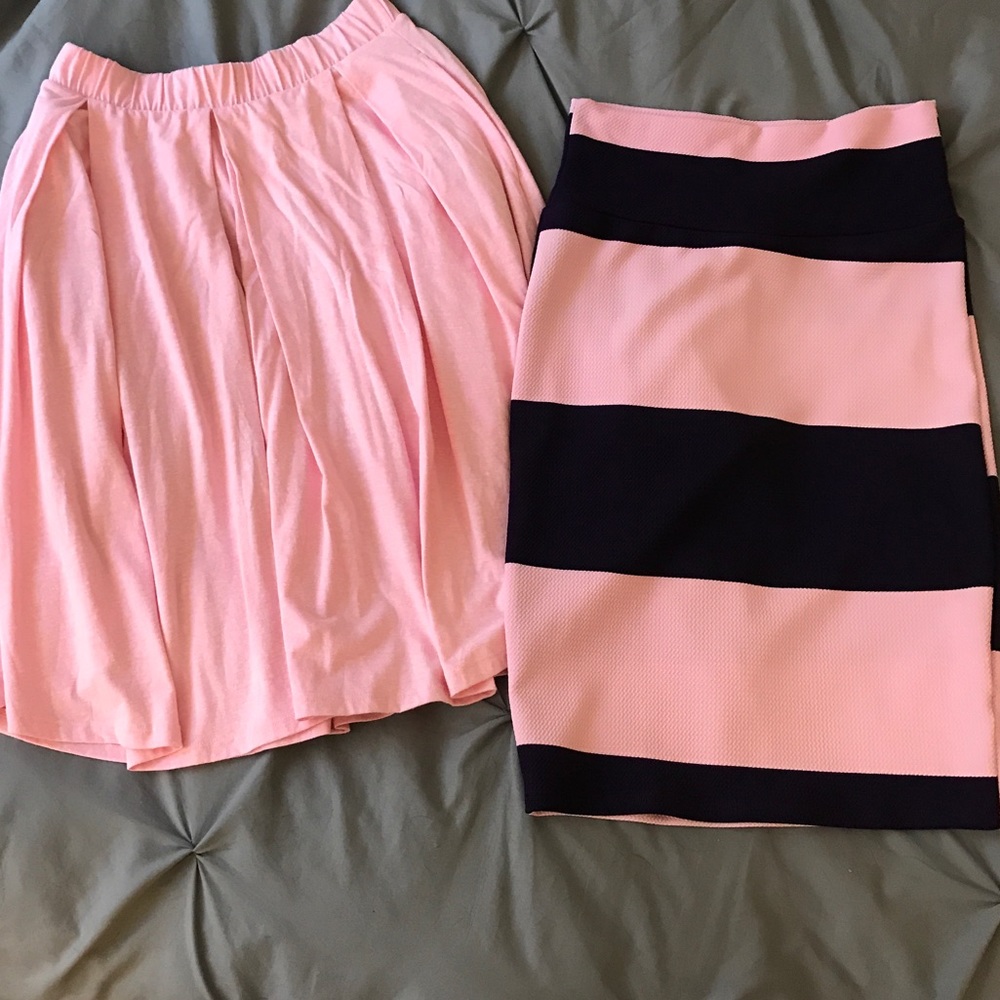 NWOT lularoe skirt bundle!  Both size XS!