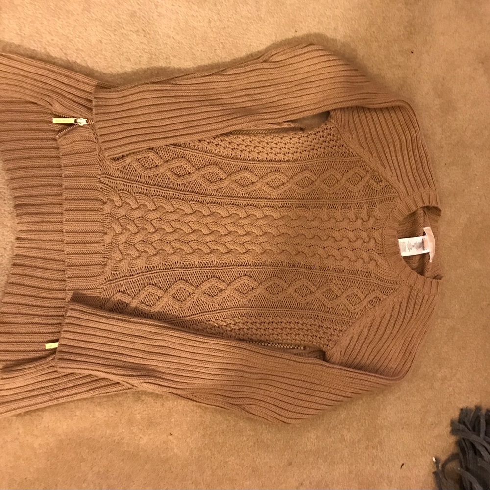 Michael kors tan sweater
